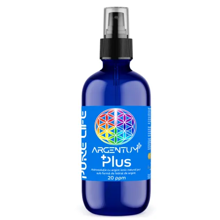 Argint coloidal ARGENTUM Plus 20ppm, Pure Life la Nana Plafar [1]