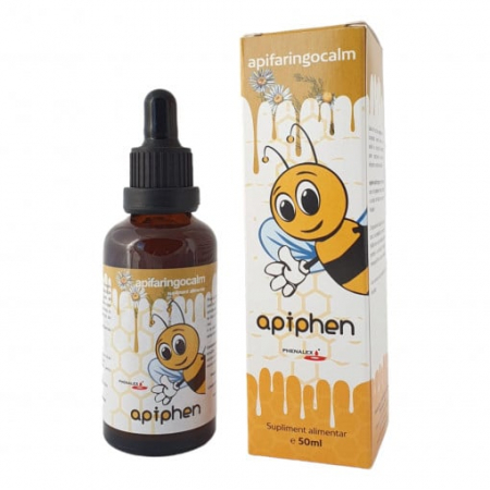 SIROPURI, ULEIURI, TINCTURI - APIFARINGOCALM APIPHEN amigdalite, faringite, laringite, tuse seaca, 50ml, Phenalex