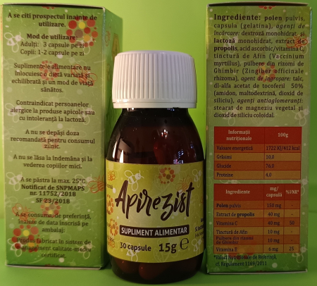 APIREZIST 30 capsule Institutul Apicol la nana plafar [1]