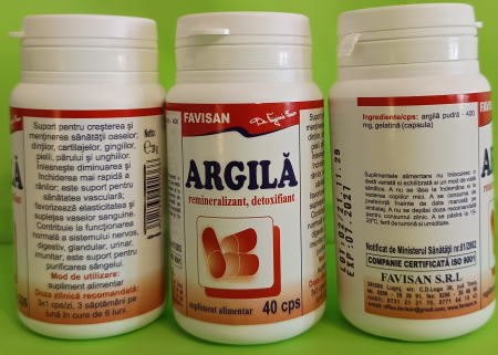 Argila, 40 capsule, Favisan [2]