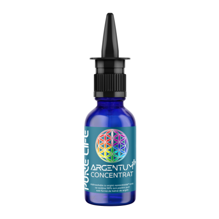 igiena orala - Argint coloidal ARGENTUM PLUS CONCENTRAT 35ppm, Pure Life la Nana Plafar