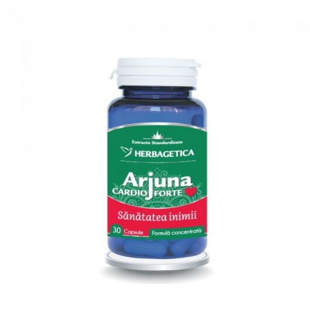 reglarea tensiunii - ARJUNA Cardioforte 650mg, Herbagetica