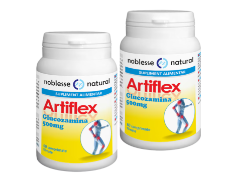 Mobilitatea articulatiilor - ARTIFLEX GLUCOZAMINA, 60 capsule, Noblesse Natural  la Nana Plafar