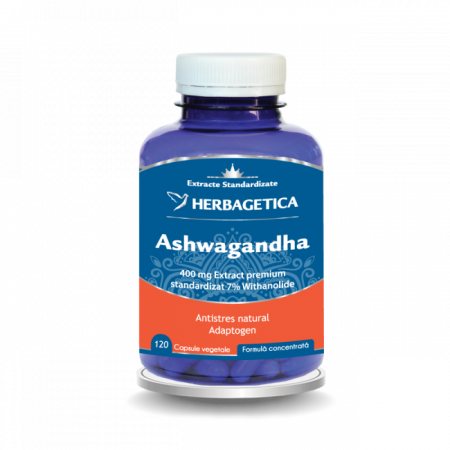 ASHWAGANDHA 400mg extract, Herbagetica a Nana Plafar [4]