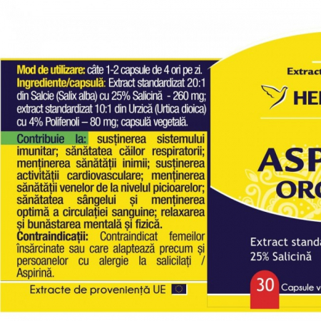 ASPIRINA ORGANICA, herbagetica la nana plafar [1]
