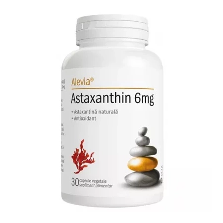 sanatate oculara - Astaxanthin 6 mg, 30 capsule, Alevia la Nana Plafar