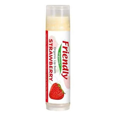 ingrijire buze - BALSAM de BUZE CAPSUNI, 4.25 gr Friendly Organic