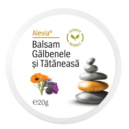 hemoroizi crema unguent - Balsam Galbenele si Tataneasa, 20 gr - ALEVIA