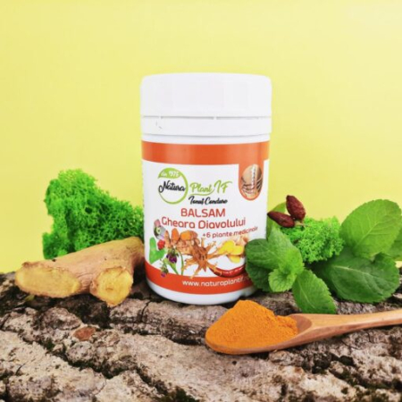 BALSAM Gheara Diavolului + 6 plante medicinale,  250 ml, Natura Plant la Nana Plafar [1]