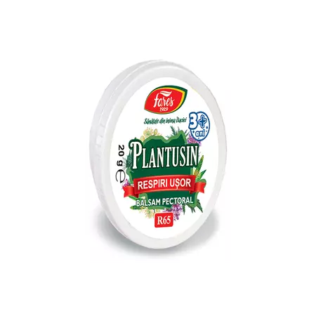 balsam - Balsam pectoral Plantusin Respiri Usor, 20 g, Fares la Nana Plafar