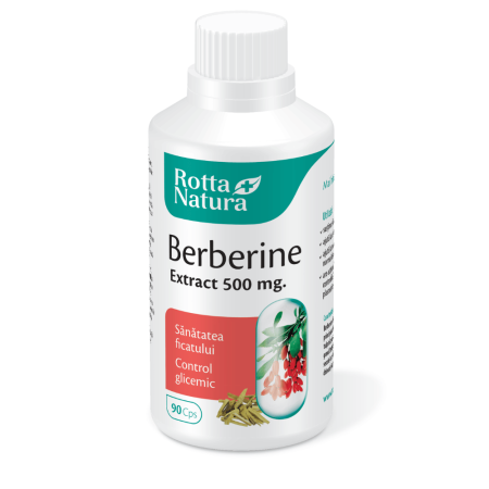BERBERINA EXTRACT 500 mg Echilibru Glicemic si Hepatic, Rotta Natura la Nana Plafar [2]