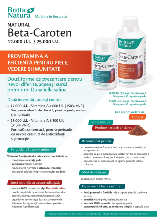 Betacaroten natural capsule vegetale,  Rotta Natura [4]
