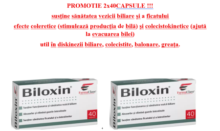 bila lenesa - BILOXIN, 40 capsule, FarmaClass la nana plafar