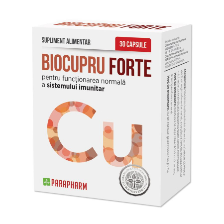 metabolism celular - BIOCUPRU FORTE 30 capsule, Parapharm