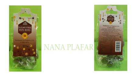 Bomboane cu Propolis 2,5% si Lemn Dulce, fara zahar, 70gr - APIDAVA la Nana Plafar [1]