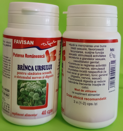 Branca ursului, 40 capsule, Favisan [1]