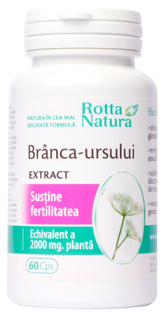 BRANCA URSULUI extract 60 capsule, Rotta Natura la Nana Plafar