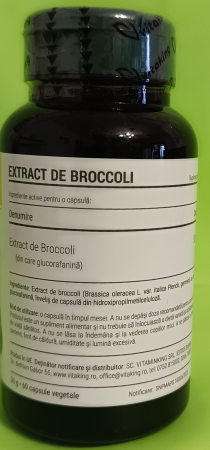 BROCCOLI extract 400mcg, 60 capsule vegetale, Vitaking [2]