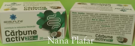 CARBUNE activ, 250 mg, 20 capsule, BioSunLine Helcor  la Nana Plafar [1]