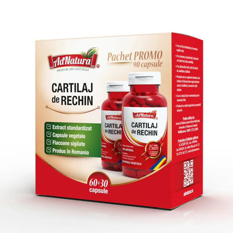 CARTILAJ de RECHIN, 660 mg, AdNatura la Nana Plafar [2]