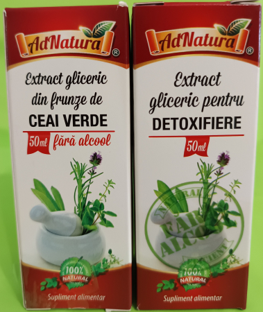 CEAI VERDE , DETOXIFIERE EXTRACTE FARA ALCOOL 50ML AdNatura la Nana Plafar [4]