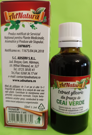 CEAI VERDE , DETOXIFIERE EXTRACTE FARA ALCOOL 50ML AdNatura la Nana Plafar [2]
