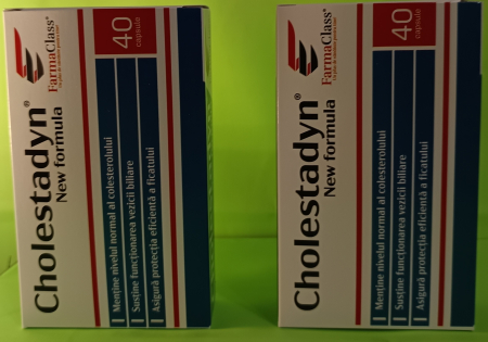 CHOLESTADYN NEW FORMULA ANTICOLESTEROL, 40 capsule, FarmaClass