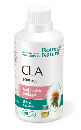 CLA Acid Linoleic Conjugat din ulei de Sofranel 1000mg, Rotta Natura la Nana Plafar [1]