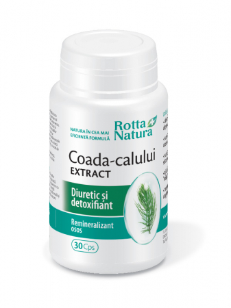 remineralizarea oaselor - COADA CALULUI EXTRACT 300mg, 30 capsule, Rotta Natura
