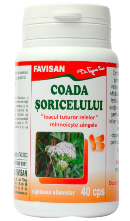 Coada Soricelului 40 capsule, FAVISAN la Nana Plafar