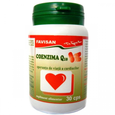Antioxidanti copii - COENZIMA Q10, 20mg, 30 capsule, Favisan