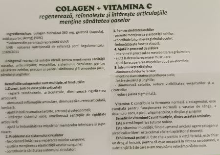 Colagen + Vitamina C Favisan, 70 capsule [5]