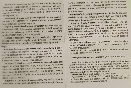Colagen + Vitamina C Favisan, 70 capsule [6]