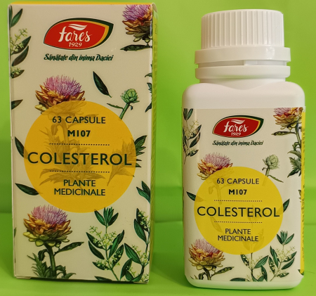 COLESTEROL M107, 63 capsule, Fares