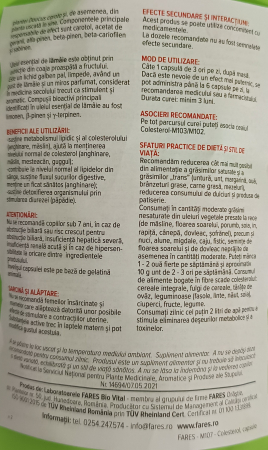 COLESTEROL M107, 63 capsule, Fares [2]