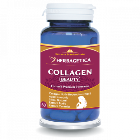 longevitate si anti-imbatrinire - COLLAGEN BEAUTY 60 Capsule, Herbagetica