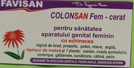 COLONSAN FEM cu 7 plante, 12 supozitoare, Favisan