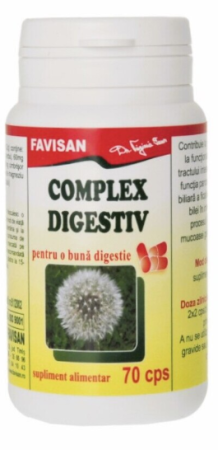 COMPLEX DIGESTIV 70 capsule, FAVISAN la Nana Plafar