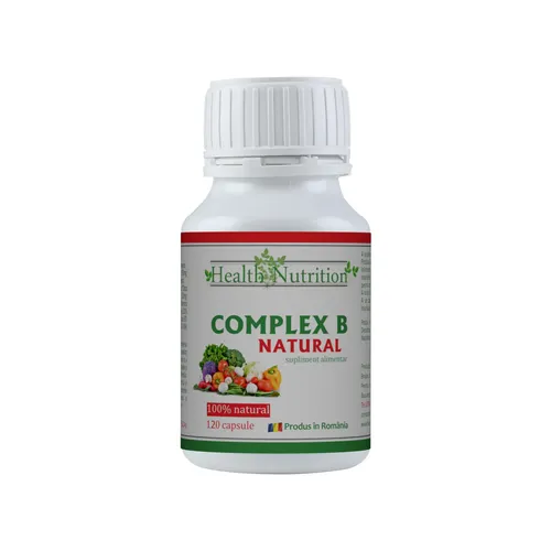 COMPLEX VITAMINA B NATURAL 120 capsule, Health Nutrition