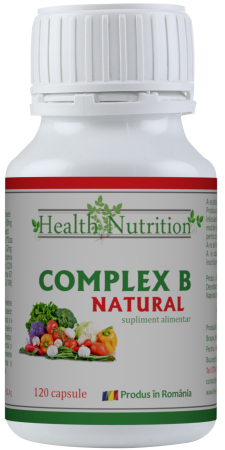 vitamine - COMPLEX VITAMINA B NATURAL 120 capsule, Health Nutrition