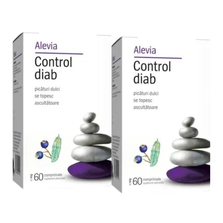 CONTROL DIAB, normalizare glicemie, 60 capsule Alevia