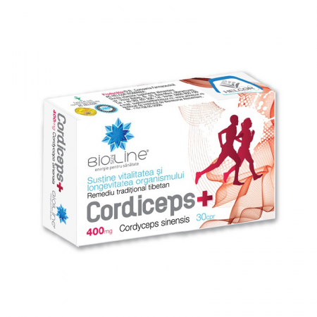 Tonice sexuale pentru EA - CORDICEPS PLUS CIUPERCA TIBETANA 400mg, 30 comprimate BioSunLine Helcor la Nana Plafar