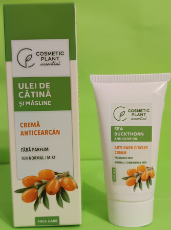 CREMA ANTICEARCAN CU ULEI DE CATINA SI MASLINE, 30 ml, Cosmetic Plant la Nana Plafar