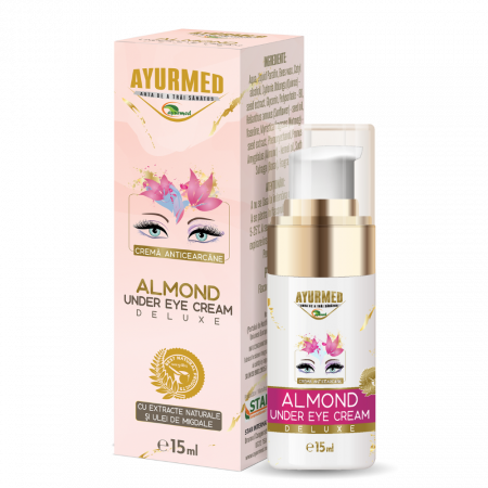 COSMETICE - CREMA ANTICEARCANE ALMOND UNDER EYE CREAM 15ml, Ayurmed