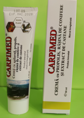 CREMA cu PROPOLIS Rasina de CONIFERE si Extract de CASTANE 50ml, ElzinPlant [1]