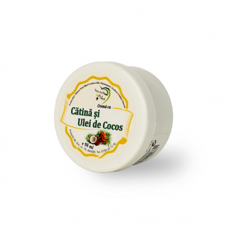 ingrijirea Corpului - CREMA cu CATINA și ULEI de COCOS, 50 ml, Natura Plant