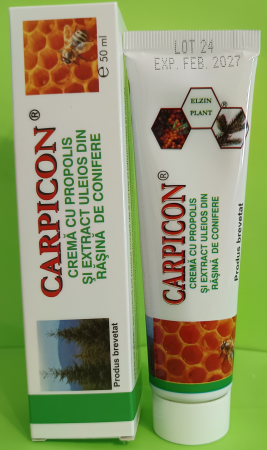 CREMA cu PROPOLIS si EXTRACT uleios din Rasina de Conifere, 50ml, ElzinPlant