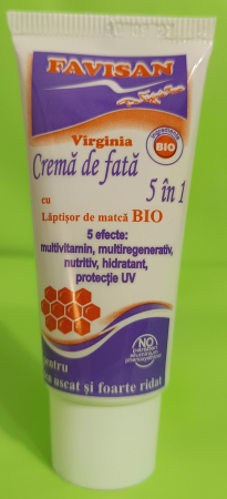Crema de FATA 5 in 1 cu  Laptisor de Matca BIO, Virginia, 40ml, favisan
