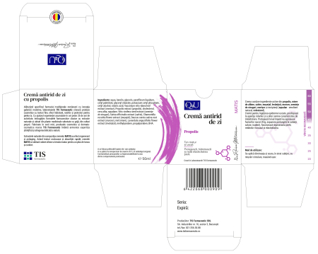 CREMA de FATA ANTIRID de ZI cu PROPOLIS 50ml, TIS Farmaceutic [1]