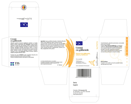 Crema cu Galbenele, Catina si Fitosteroli, 50ml, Tis Farmaceutic [1]